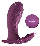 Lustfactor Butterfly-Vibrator für Sie aus Silikon | Kabellose Funk Fernbedienung | Für die vaginale + klitorale Stimulation geeignet | Aufladbar, USB | Erotik Sexspielzeug für Frauen | Vibroei