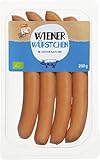 tegut… Bio zum kleinen Preis Wiener Würstchen aus Schweinefleisch, 200 g