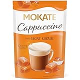 MOKATE® Cappuccino Chocolate | 40g Geschmack: Salzkaramell | Instantkaffee Kaffeegetränk Instantkaffee Samtig und Aromatisch Cremiger Getränk Getränkepulver aus löslichem Bohnenkaffee