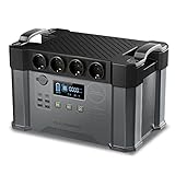 ALLPOWERS Tragbarer Powerstation 2000W (4000W Surge) Wechselstromsteckdosen 1500Wh Akku MPPT Solar Generator Mobiler Stromspeicher für Wohnmobil Camping Heimwerken Notstromaggregat RV Haus Notfall