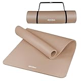 ALPIDEX Yogamatte Extra Dick 1,5cm Gymnastikmatte 3 Verschiedene Größen rutschfest Phthalatfrei Fitness Matte Turnen Pilates Sport Physio HIIT Yoga Isomatte, Farbe:Cream, Maße:190 x 80 x 1.5 cm