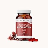 InnoNature Astaxanthin Kapseln | natürlich aus der Alge Haematococcus Pluvialis | 90 Softgel Kapseln, 4mg Astaxanthin pro Kapsel, vegan und laborgeprüft