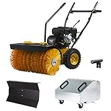 Texas Handy Sweep 619TG 3in1 179ccm Kehrmaschine Benzin mit Schneeschild Schneeschieber Laubsammler Fangkorb Schneefräse Schneeräumer mit Antrieb Radantrieb | 60cm | 4,8PS | 4Takt | 3xVor.1xRück.