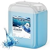 Belko® 5L Pool Algizid Algenverhütung flüssig - Präventives Anti Algenmittel für Schwimmbad & Pool und Whirlpool - gegen Algen, Algezid Poolklar Chlor Ergänzung