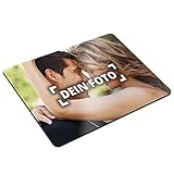 PhotoFancy® - Mousepad mit eigenem Foto Bedrucken - Mauspad selbst gestalten (32 x 27 cm)