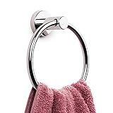 Marmolux Handtuchring - Chrom Poliert - Heavy Duty SUS 304 Edelstahl - Badezimmer Handtuchhalter - Wandmontierte Badezimmer Hardware - Handtuchring - Bad Deko - Badaccessoires - Handtuchhaken