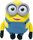 Play by Play Minions Rise of Gru Minions Plüschtier Premium Kuscheltier Neu Auswahl Bob, Otto, Kevin, Stuart, Dave mit PVC Augen Original Lizenz (Bob 24 cm)