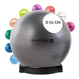 PEZZI Original Pezziball MAXAFE 65 cm m. Ballschale anthrazit Sitzball