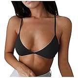 Spitzen BH Push Up - Bustier Damen Ohne BüGel Bralette Nahtlose Bra Atmungsaktiver Bra-Top Sexy Sport BH-Dessous Frauen Bustier Spitzen Bra Nahtlose Umstands BH SpaghettiträGer-Top Sport-BH