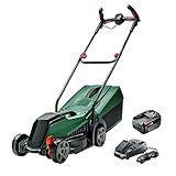 Bosch Akku-Rasenmäher CityMower 18V-32-300 (18 Volt, 1x Akku 4,0 Ah, Schnittbreite: 32 cm, Rasenflächen bis 300 m², im Karton)