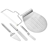 Kuchenheber Set, Queta Tortenheber Set Torten Set inkl, 2 Spatula, Pizzaschaufel, Kuchenheber, Tortenbodenteiler, Backen DIY für Kuchen, Pizza, Kuchen, Desserts und Kuchen Dekorieren