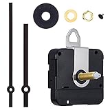 Mudder 31 mm Quarz-Uhr, langes Uhrwerk, DIY, Reparatur-Set für Uhren (schwarz)