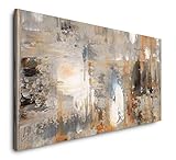 Paul Sinus Art Abstrakt 120x 60cm Panorama Leinwand Bild XXL Format Wandbilder Wohnzimmer Wohnung Deko Kunstdrucke