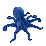 Tiny Heart Oktopus Plüsch Stofftier 45cm/17” realistisches Oktopus Plüsch schönes Tier niedliche und weiche Geschenke Plüsch-Krake für Kinder Jungen und Mädchen Krake Spielzeug Blau