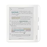 Kobo Libra Color | eReader | 17,8 cm (7 Zoll) blendfreie Farbe E Ink Kaleido™ 3 Display | Dunkelmodus-Option | Hörbücher | wasserdicht | Weiß