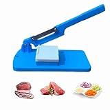 Portable Meat Table Slicers, Gefrorene Fleischschneidemaschinen Manuelle Fleischschneidemaschinen, Allesschneider Edelstahl Brotschneidemaschine, für Fleisch Käse Gemüse Salami Wurstschneidemaschine