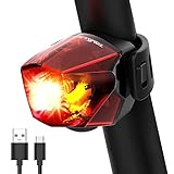 Tavaler Fahrrad Rücklicht USB-C Aufladbar Batterie Fahrradrücklichter LED Rücklicht Fahrrad Akku StVZO Zugelassen IPX4 Wasserdicht Fahrradlicht Hinten für Rennrad MTB