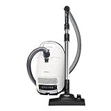 Miele Complete C3 Silence Ecoline – Bodenstaubsauger mit Beutel, geräuschoptimiertem Motor, Universal-Bodendüse und 6 Reinigungsmodi – Lotosweiß