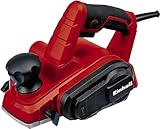 Einhell Elektrohobel TC-PL 750 (750 W, bis 2mm Spantiefe, große Messerwelle, automatischer Parkschuh, inkl. Parallel-/Falztiefenanschlag, Wendemesser)