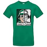 Ultras Good & Bad Days Herren T-Shirt Fankultur Fußballfan Ultras Kelly Green Größe S