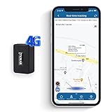 TKMARS Mini GPS Tracker 4G GPS Tracker Auto mit Kostenloser App, Echtzeit-Verfolgung, Kein Abonnement Erforderlich Geeignet für Autos, Senioren, Kinder, Dokumente usw.