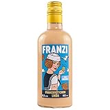 Franzi/Franzbrötchen Likör / 500 ml / 15% Vol. / Samtig weicher Sahnelikör/Geschmack von Zimt & karamellisiertem Zucker/Franzbrötchengenuss ganz ohne Krümel