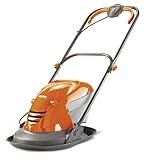 Flymo Hover Vac 260 Elektrischer Luftkissenrasenmäher mit grasfangkorb – 1400 W, 26 cm Schnittbreite, Grasfangkorb mit 15 l, beidseitige Griffe, zusammenfaltbar