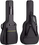 CAHAYA Gitarrentasche Akustikgitarre Gig Bag Guitar Case wasserdicht gepolsterte Gitarre Rucksack Verdickte Gitarrentasche für 39 40 41 Zoll Gitarren CY0152