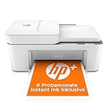 HP DeskJet 4120e Multifunktionsdrucker (HP+, Drucker, Kopierer, Scanner, mobiler Faxversand, WLAN, Airprint) inklusive 6 Monate Instant Ink , (1er Pack)