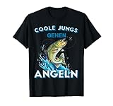 Coole Jungs gehen Angeln - Angler Fischer Kinder Junge T-Shirt