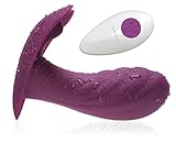 Lustfactor Premium Butterfly-Vibrator für Sie aus Silikon | Kabellose Funk Fernbedienung | Für die vaginale + klitorale Stimulation geeignet | Aufladbar, USB | Erotik Sexspielzeug für Frauen | Vibroei