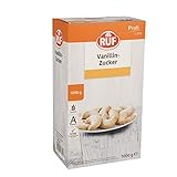 RUF Vanillin Zucker, Großpackung, intensiv vanilliges Aroma, geeignet zum Backen, Kochen und Verfeinern, glutenfrei, vegan, Profi Line