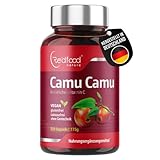 Camu Camu Extrakt 600mg natürliches Vitamin C Hochdosiert XXL Dose 250 vegane Kapseln laborgeprüft und produziert in Deutschland