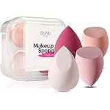 Make up Schwamm Set FILY DUAIU 4 Stück Beauty makeup sponge Blender Foundation Sponges Set Mischschwamm mit 1 Schwammhalter Fall für flüssiges Foundation Puder Sonnenschutz und Creme