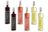 Bree Free - Alkoholfreier Wein Probierpaket - Rot, Rosé, Weiß - 6x0,75l