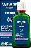 WELEDA Bio FOR MEN After Shave Balsam, erfrischendes Naturkosmetik Balsam zur Pflege und Beruhigung der Haut nach der Rasur, Lotion für reichhaltige Pflege und Schutz vor dem Austrocknen (1 x 100 ml)