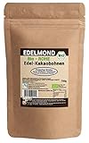 Edelmond Rohkost Kakaobohnen Bio / 750 g Fairtrade-Zertifiziert / Ohne Insektizide, Low Cadmium Analyse / Edel-Schokolade Cocoa