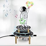 PEMENOL Cosmic Series Astronaut Styling DIY Elektronik Experiment Kit, LED-Lichter löt bausatz mit Musik-Control Tasten, Astronaut Science Education löten Lernen Set für Anfänger und Studenten