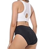 Leeboom Radunterhose Damen Gepolstert Atmungsaktive Fahrradunterhose Damen Schnell Trocknenden Radsport Unterhose Elastische mit 3D Gel Sitzpolster