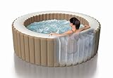 Intex Whirlpool Pure SPA Bubble Massage - Ø 196 cm x 71 cm, für 4 Personen, Fassungsvermögen 795 l, beige, 28426