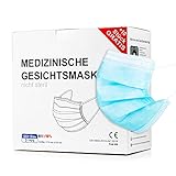 100 Stück + 10 Stück GRATIS OP-Mundschutz – TYP IIR (CE Zertifiziert) – Einmal Mundbedeckung (110 Stück Med).