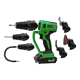 Hammersmith MultiTool - Akku Multifunktions-Werkzeug – 18 V Oszillationswerkzeug zum Bohren, Schrauben, Schneiden, Schleifen, Schaben – inkl. Bit Set und Schleifpads – 58tlg. im Koffer