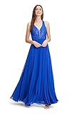 Vera Mont Damen Abendkleid mit Pailletten, Jewel Blue, 34