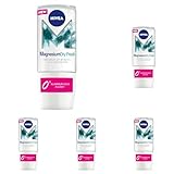 NIVEA Magnesium Dry Fresh Deodorant für Damen (1 x 50 ml), Antitranspirant ohne Aluminiumsalze, Roll-on, frisches Gefühl, 48 Stunden (Packung mit 5)