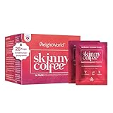 Skinny Coffee - Arabica Kaffee mit Chlorella, Grüntee, Grüner Kaffee, Guarana & L Carnitin - Low Carb, Keto Kaffee - Kalorienarm & reich an Ballaststoffen - 28 Tage Vorrat - WeightWorld