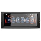 Weikeya Autoradio, 4G WiFi Multifunktions 10,25 Zoll IPS-Bildschirm 4 GB RAM 64 GB ROM Auto-DVD-Player GPS-Navigation für X5 E53 2000 bis 2001