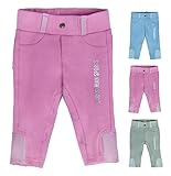 netproshop Baby und Kinder Reithose Bobby Vollbesatz Gr. 56-104, Kindergroesse:104, Farbe:Rosa