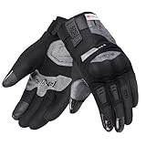 Grapelet Motorradhandschuhe Winter,warm Motorrad Handschuhe Herren,wasserdichte,Touchscreen winterhandschuhe mit Knöchelschutz,für Winter Outdoor Sportarten,Motorrad,Skifahren,Roller