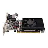 VBESTLIFE GT610 1 GB Grafikkarte, DDR3, 64 Bit, PCI Express 2.0 X16, 810/1800 MHz, Gaming-Grafikkarte mit HDMI-, VGA- und DVI-Anschlüssen