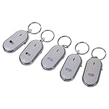 Gali Schluesselfinder wireless key finder Aufspueren Schluessel LED Licht Pfeifen 5 Stueck